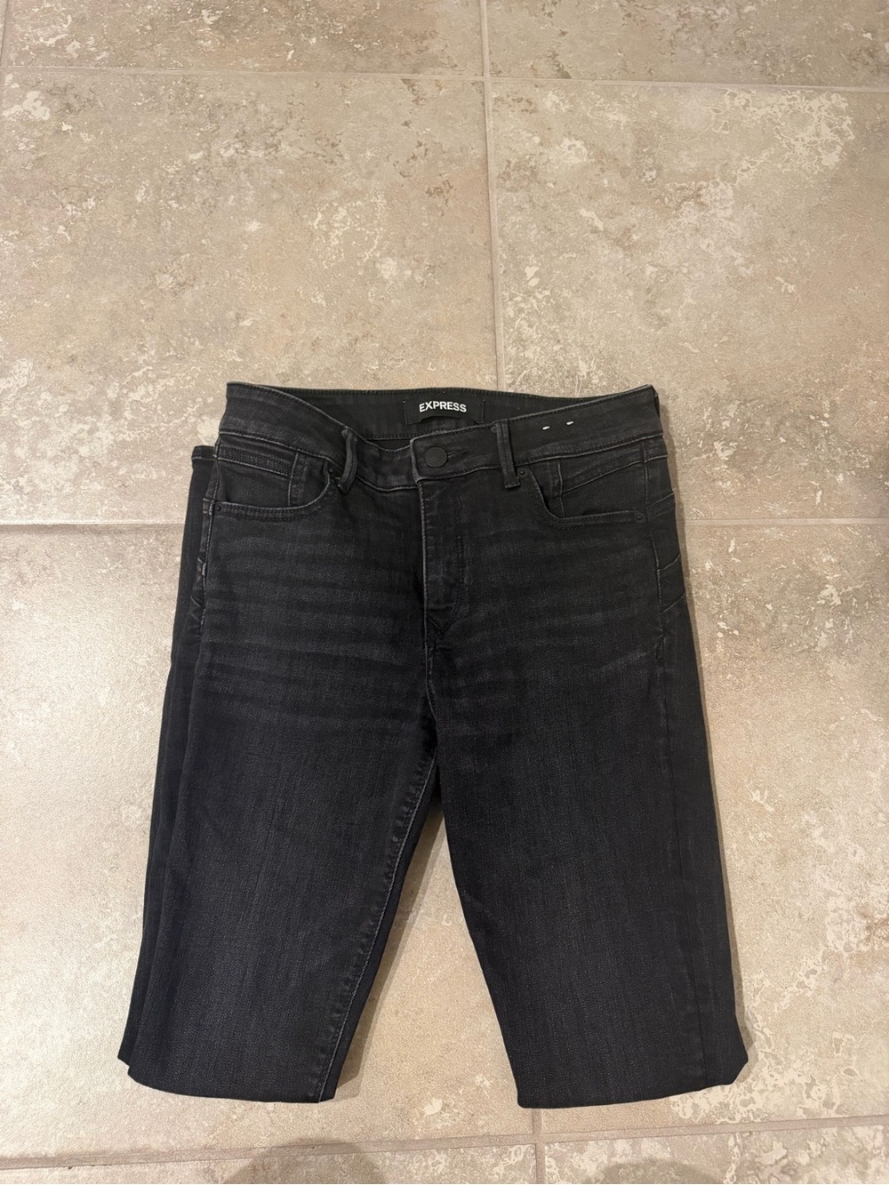 Express Black Denim Legging Jeans
